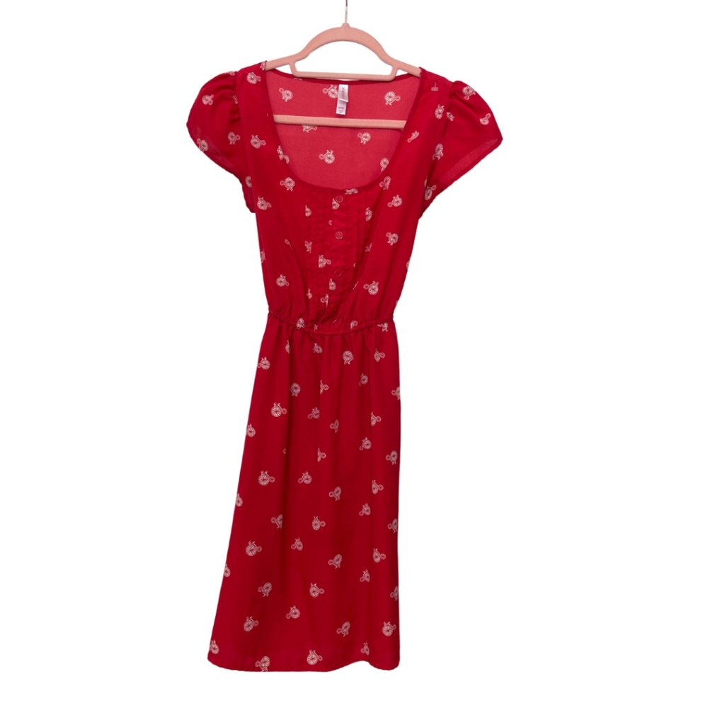 Red Bicycle Dress